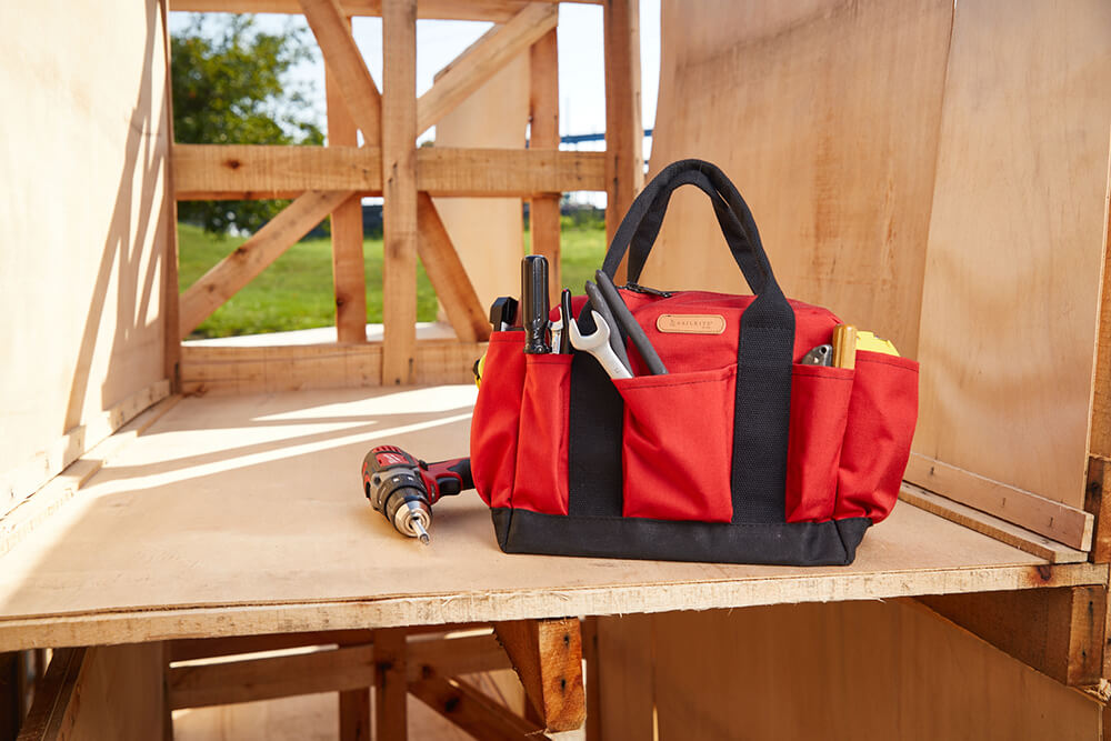 Learn how to make your own canvas tool bag.